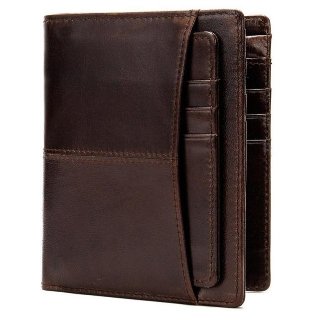 Men's Retro Style Casual Multi-Card Leather Mini Wallet