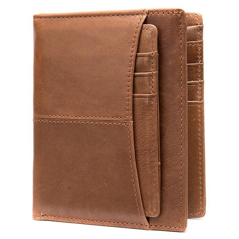Men's Retro Style Casual Multi-Card Leather Mini Wallet