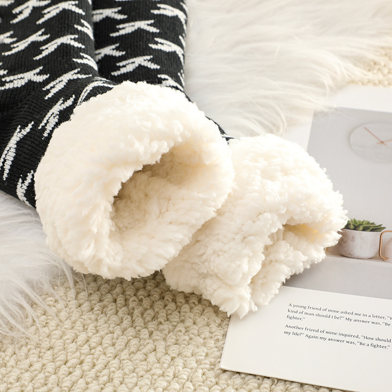 🔥Early Christmas SALE🔥Ultra-thick Cashmere Slipper Home Socks-Seagull