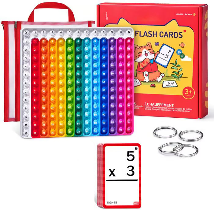 Math fidget toy math game with multiplication using age 3 caserot