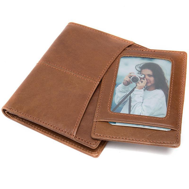 Men's Retro Style Casual Multi-Card Leather Mini Wallet