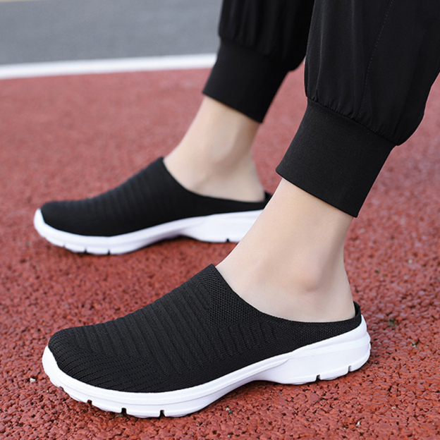 MEN'S BREATHABLE COMFORTABLE LIGHT HALF SLIPPERS