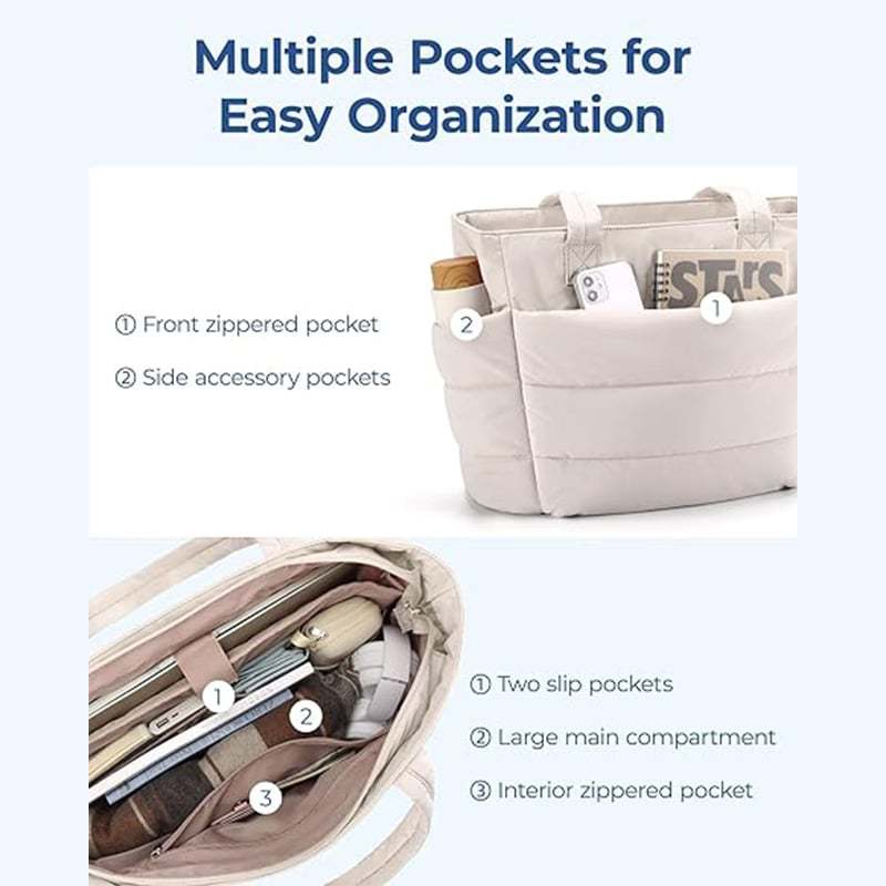 🎁Last Day 56% OFF-👜Lightweight Puffy Tote Bag