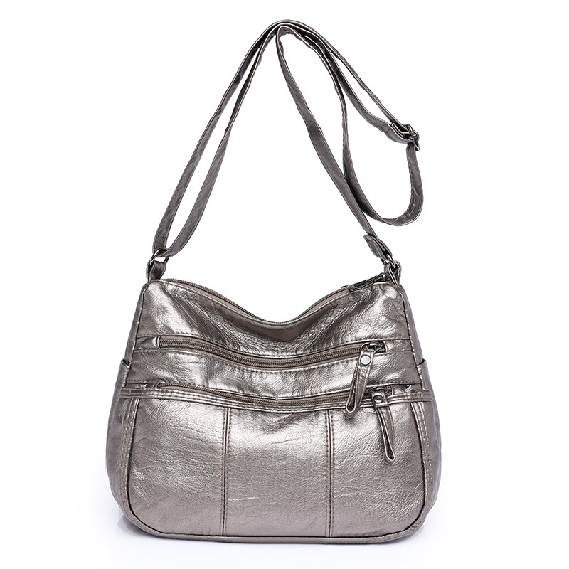 Women's Square Soft Leather Bag