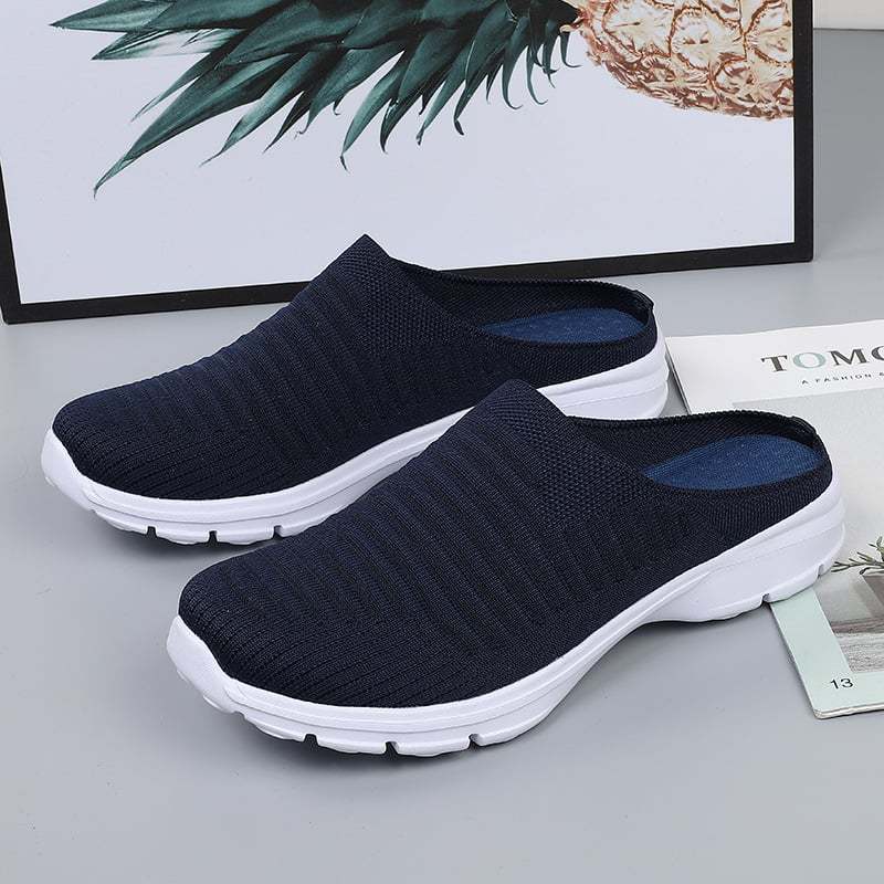 MEN'S BREATHABLE COMFORTABLE LIGHT HALF SLIPPERS