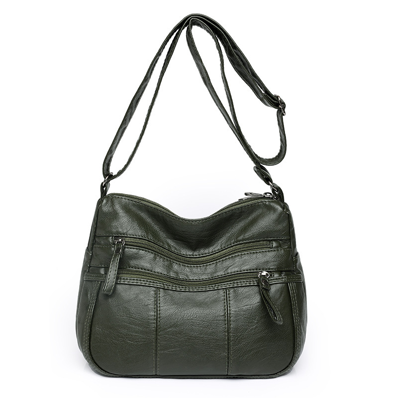 Women's Square Soft Leather Bag