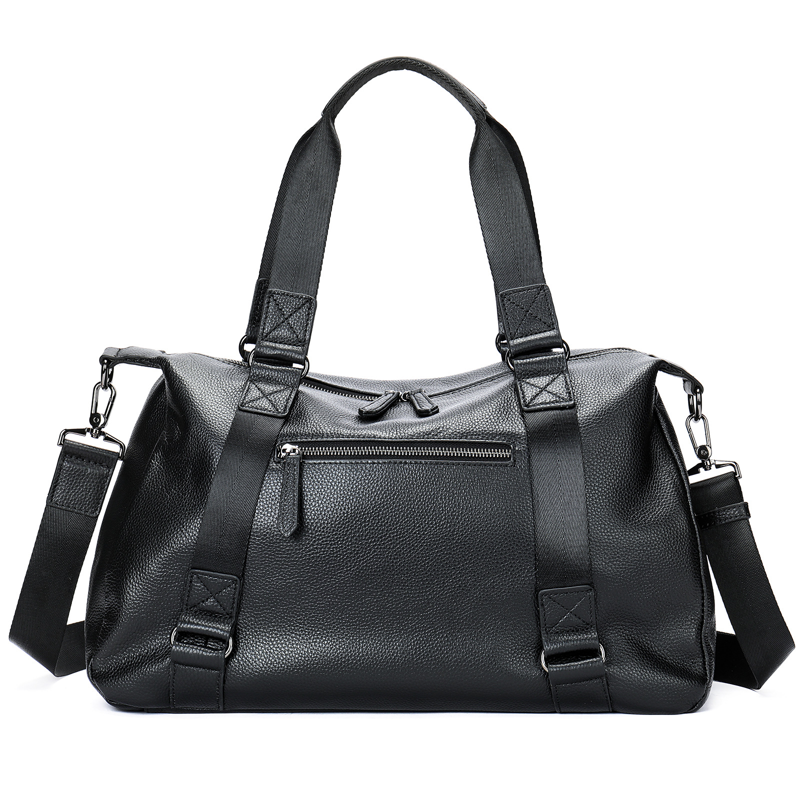 Men's Leather Travel Large Capacity Luggage Bag