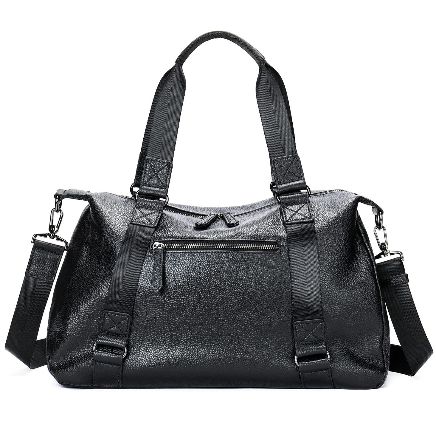 Men's Leather Travel Large Capacity Luggage Bag