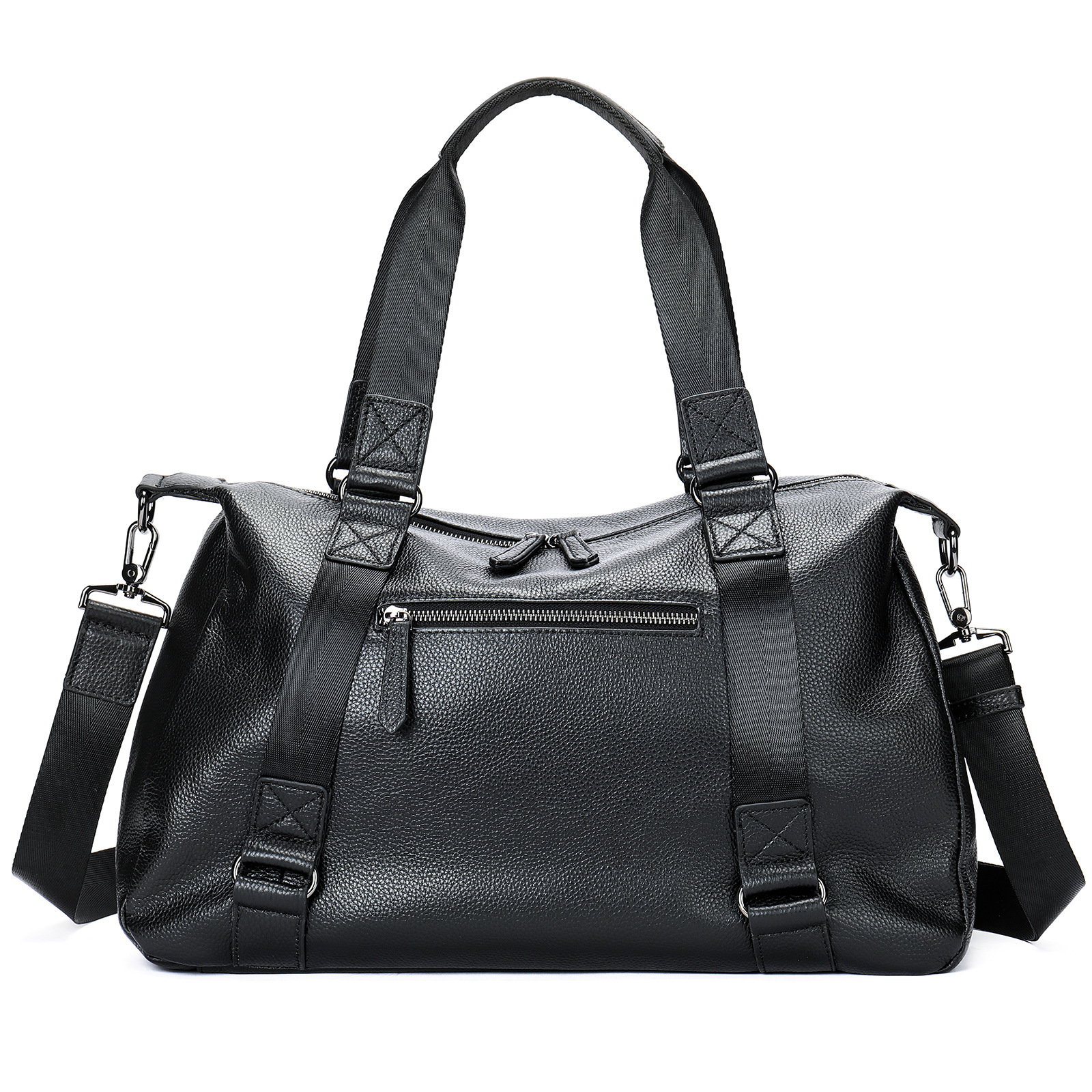 Men's Leather Travel Large Capacity Luggage Bag