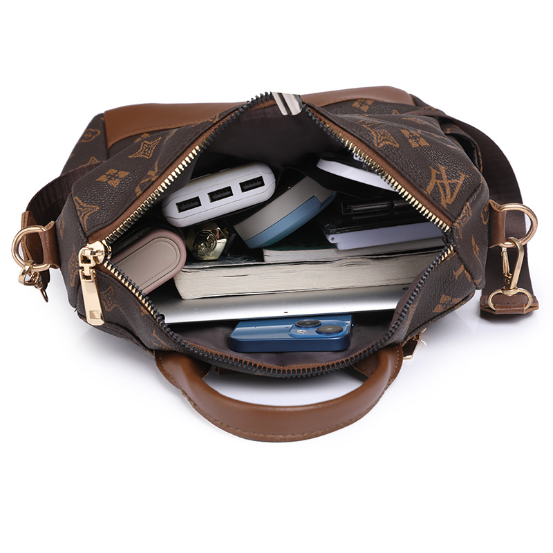 Soft Leather Anti-theft Large Capacity Work Travel Backpack