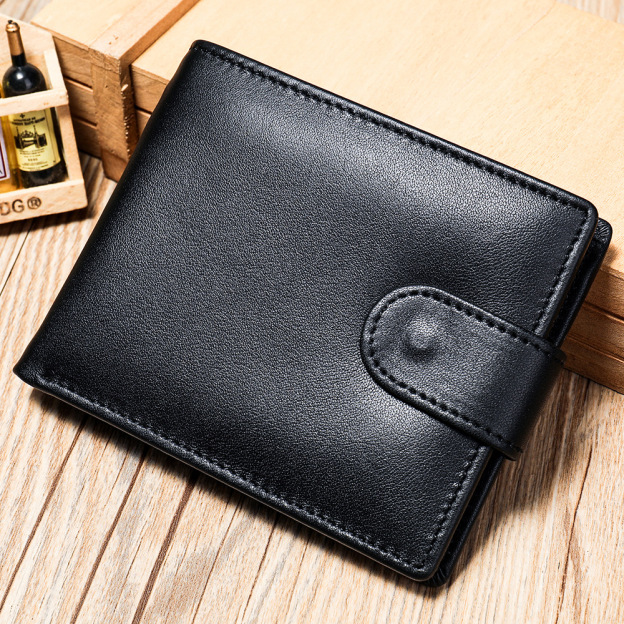 Men's Casual Retro Large Capacity Leather Wallets