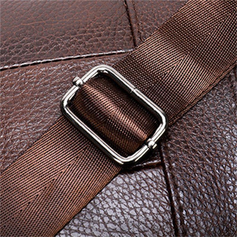 Men's Leather Contrast Design Folded Wallet