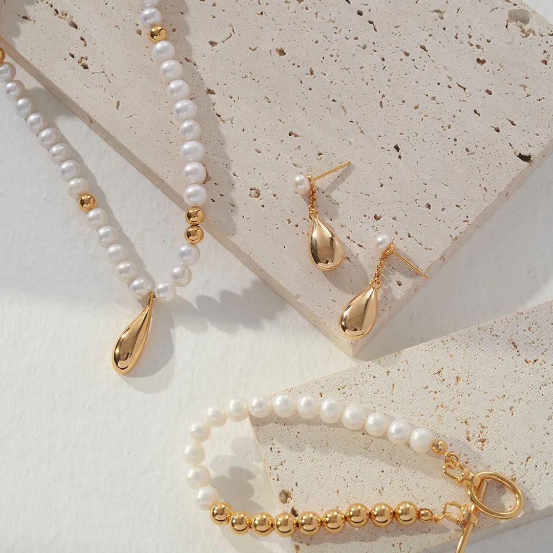 S925 silver pearl bracelet