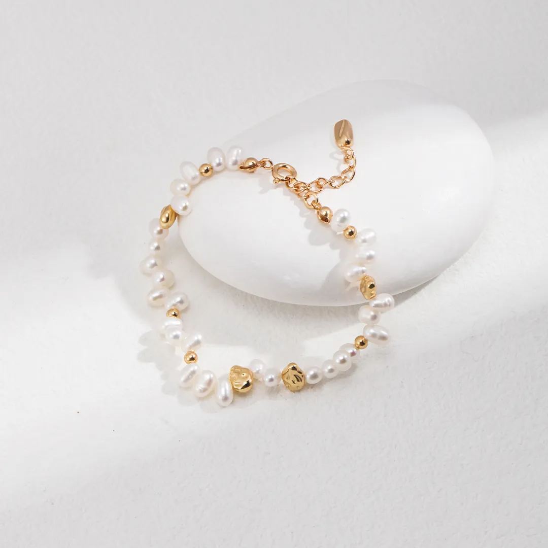 Natural pearl bracelet necklace