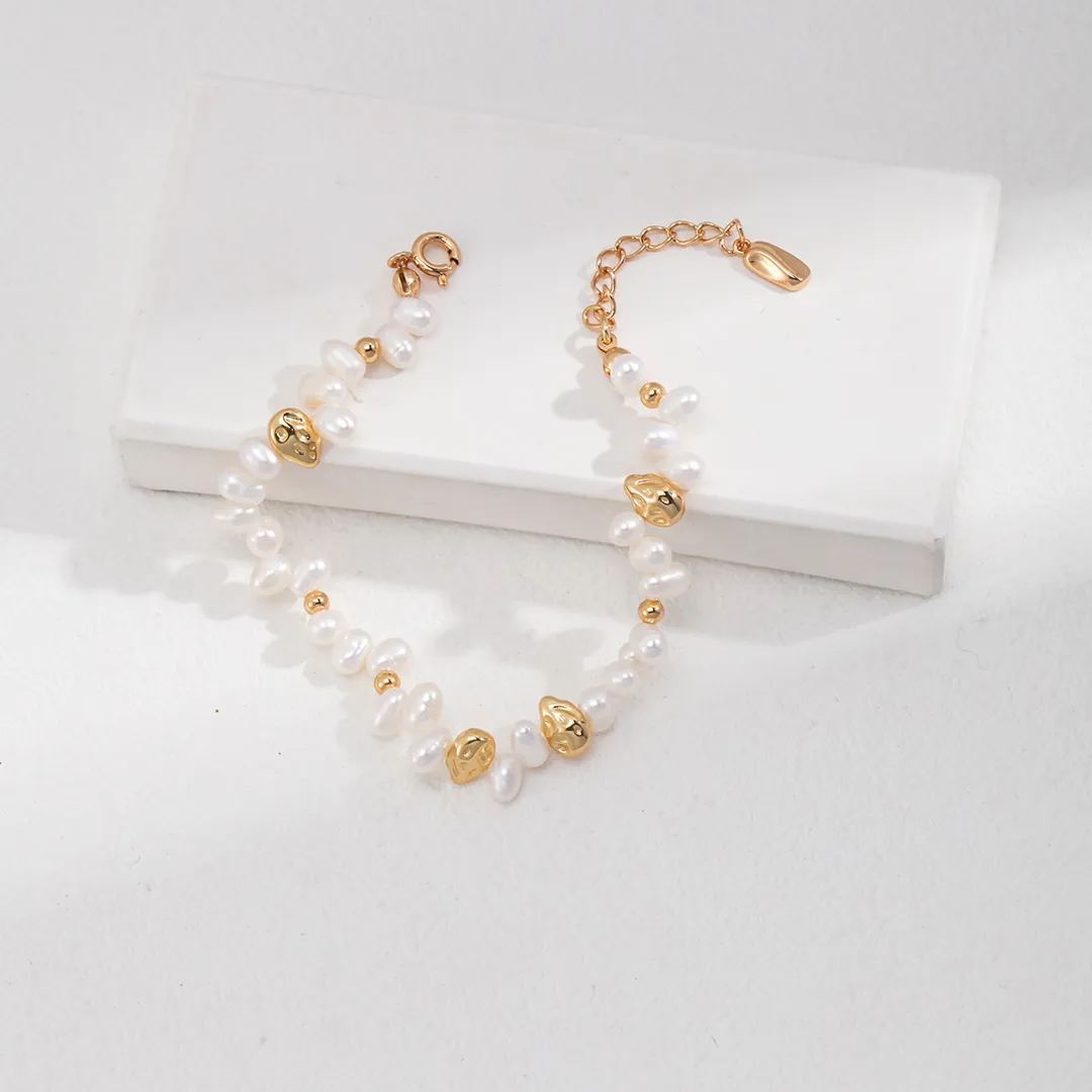Natural pearl bracelet necklace