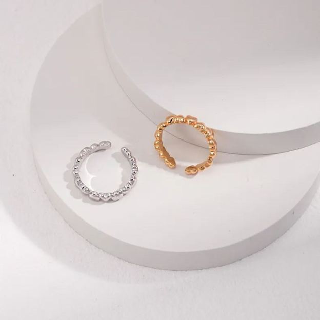 S925 sterling silver small heart ring versatile and simple