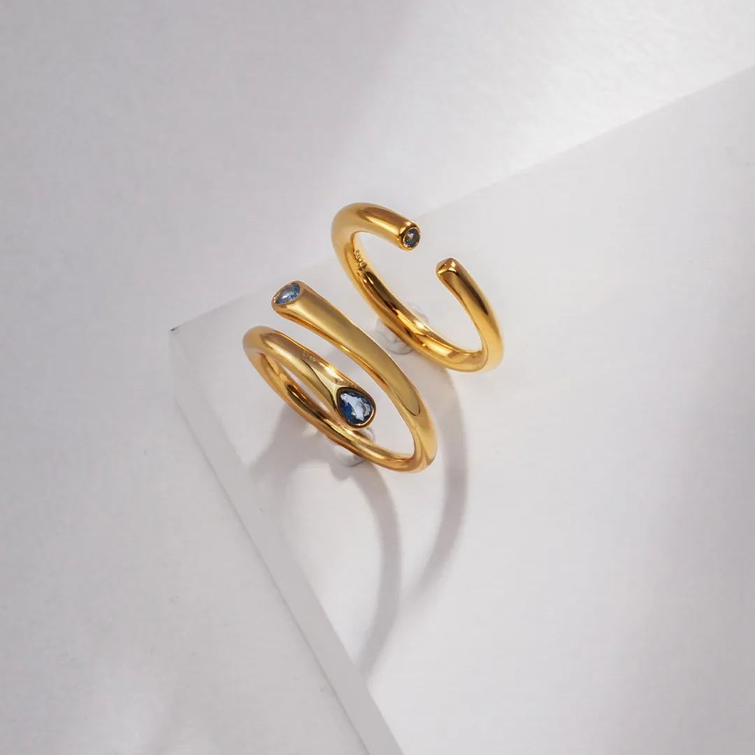 s925 sterling silver sapphire ring