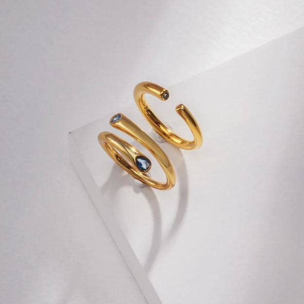 s925 sterling silver sapphire ring