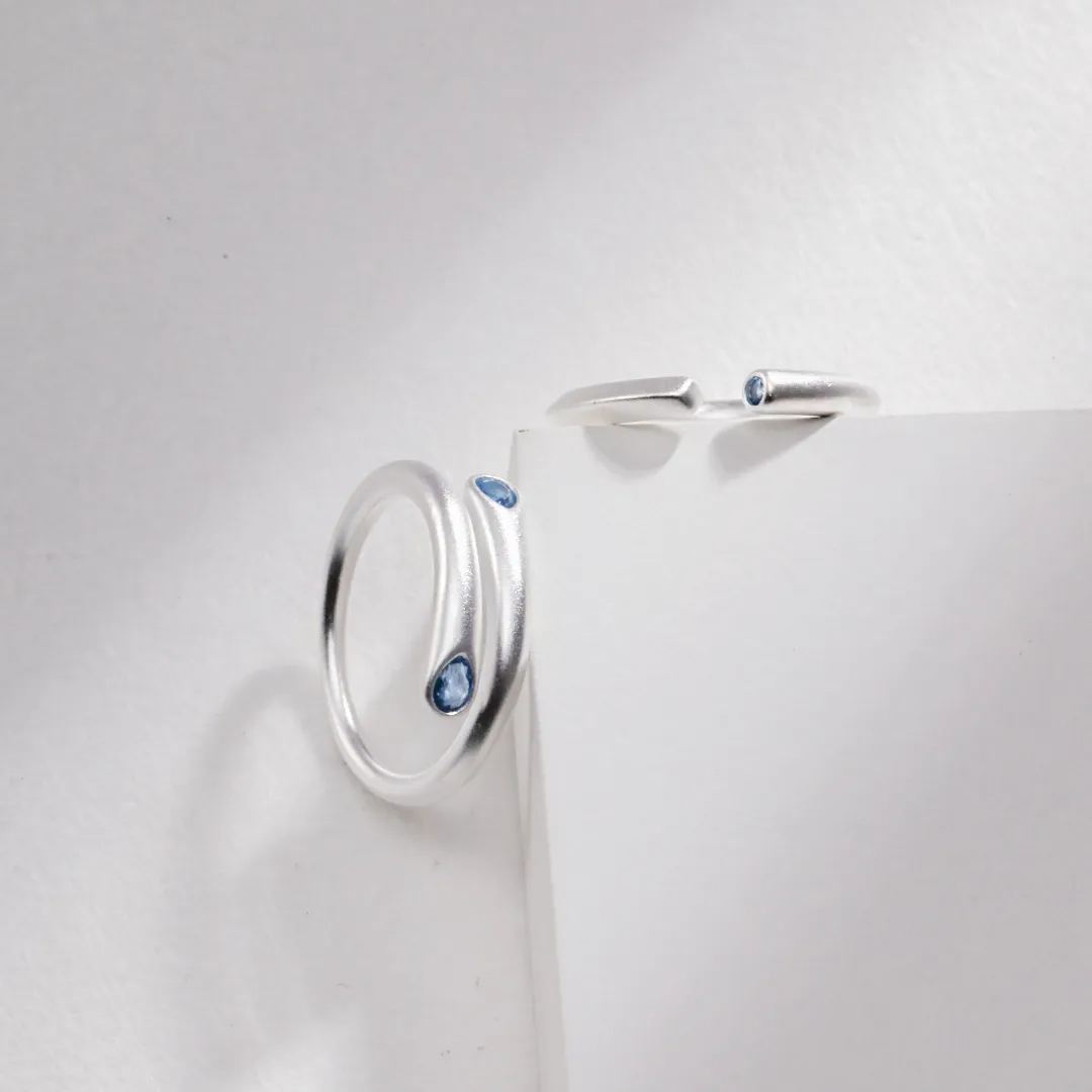 s925 sterling silver sapphire ring