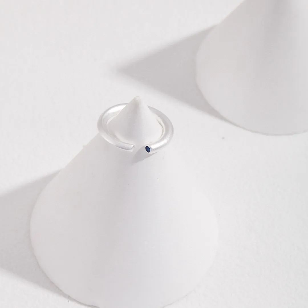 s925 sterling silver sapphire ring