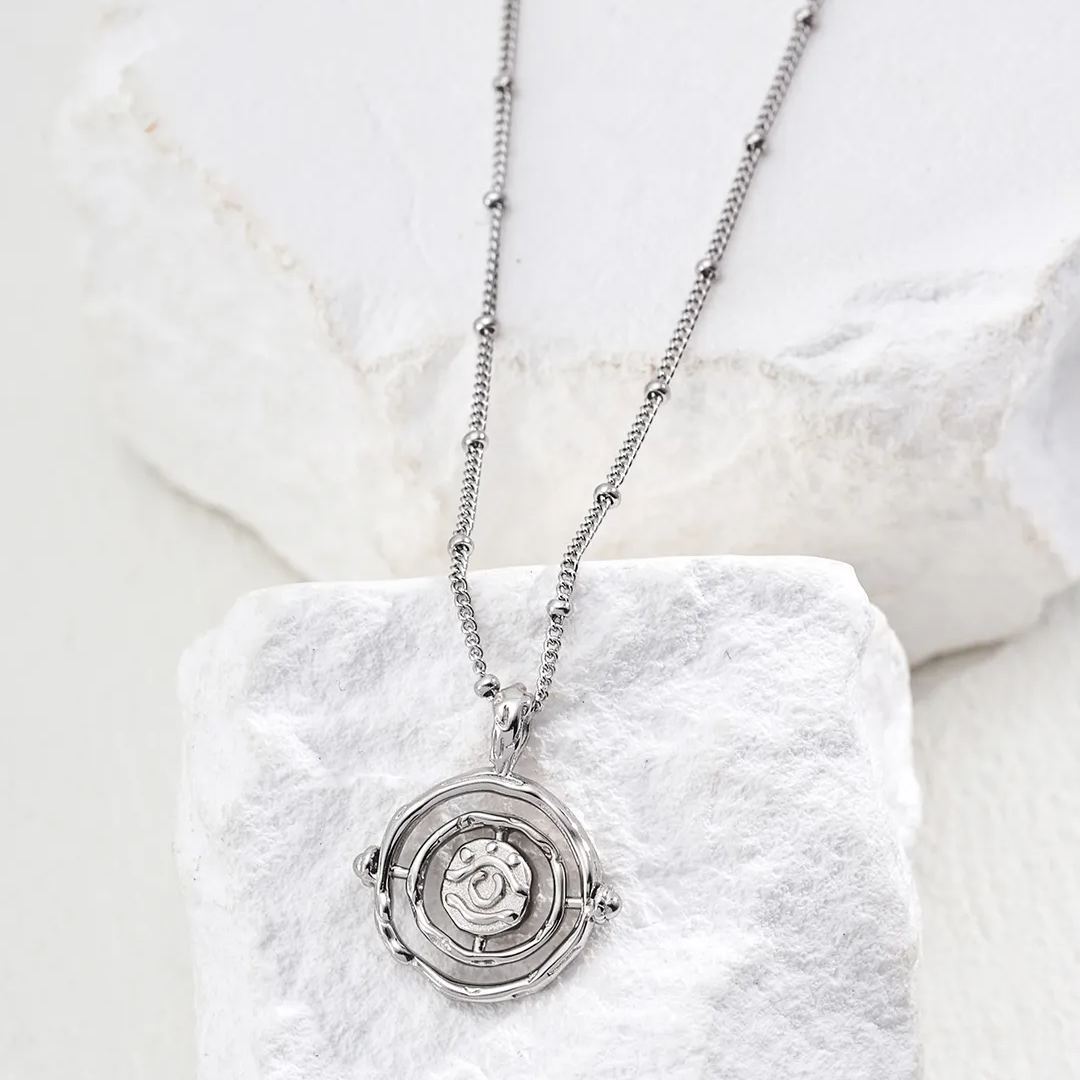 S925 silver vintage necklace