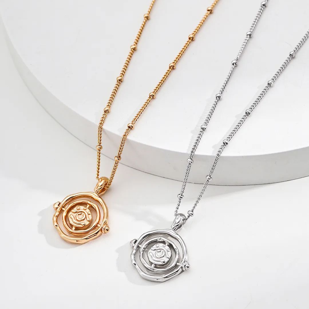 S925 silver vintage necklace