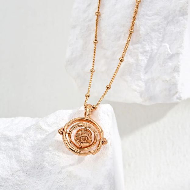 S925 silver vintage necklace