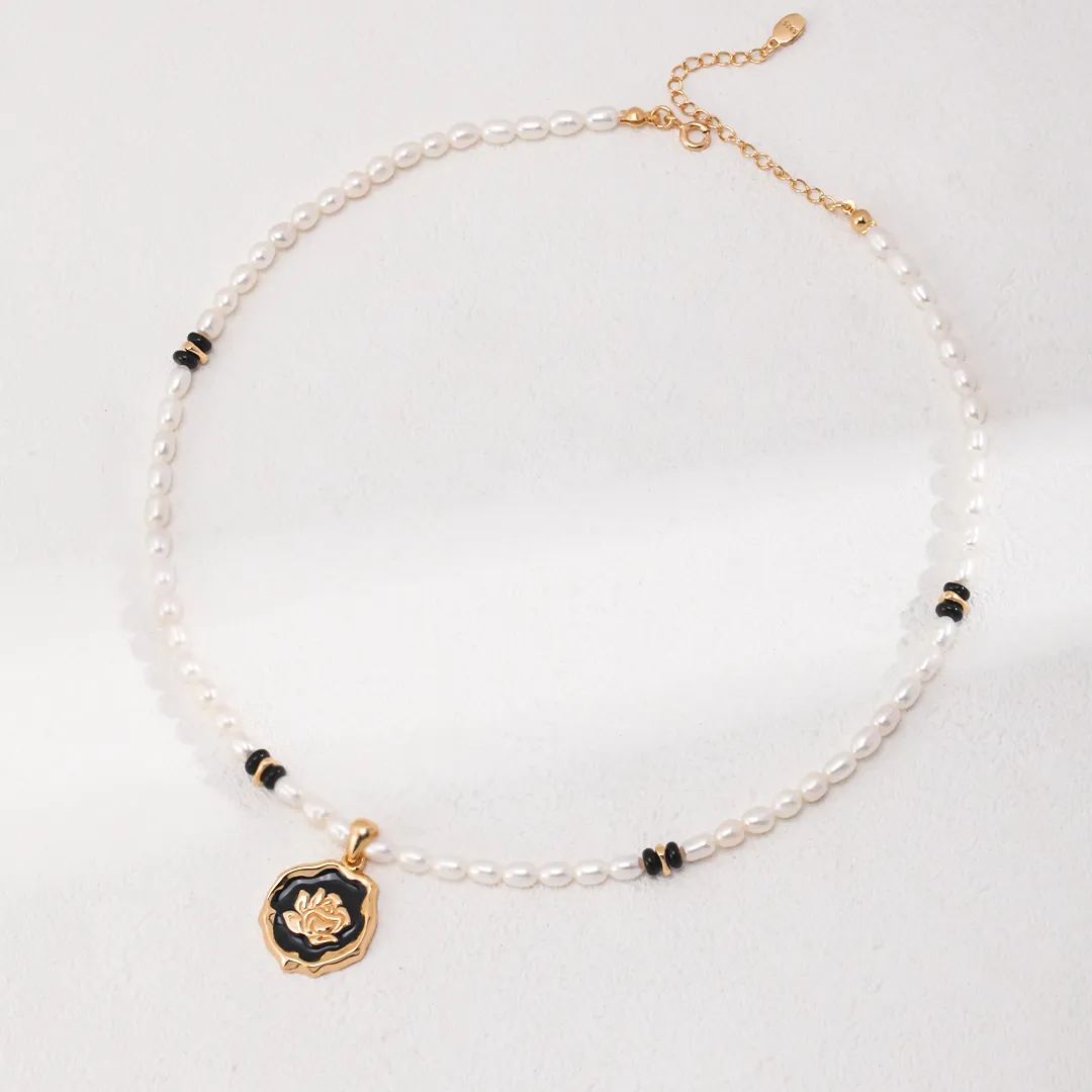 S925 sterling silver Chanel style luxury necklace