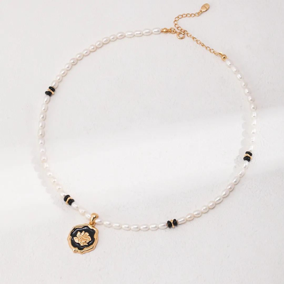 S925 sterling silver Chanel style luxury necklace