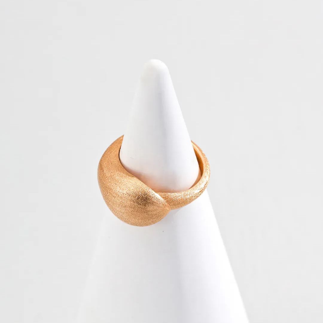 S925 Silver Simple Frosted/Smooth Ring