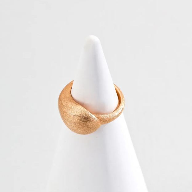 S925 Silver Simple Frosted/Smooth Ring