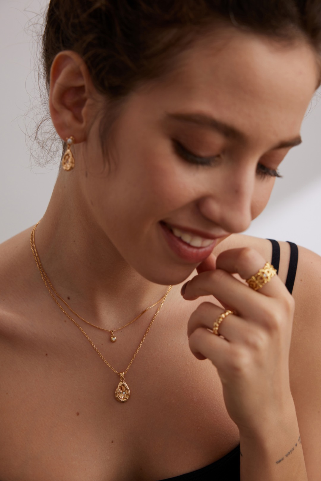 S925 sterling silver small heart ring versatile and simple