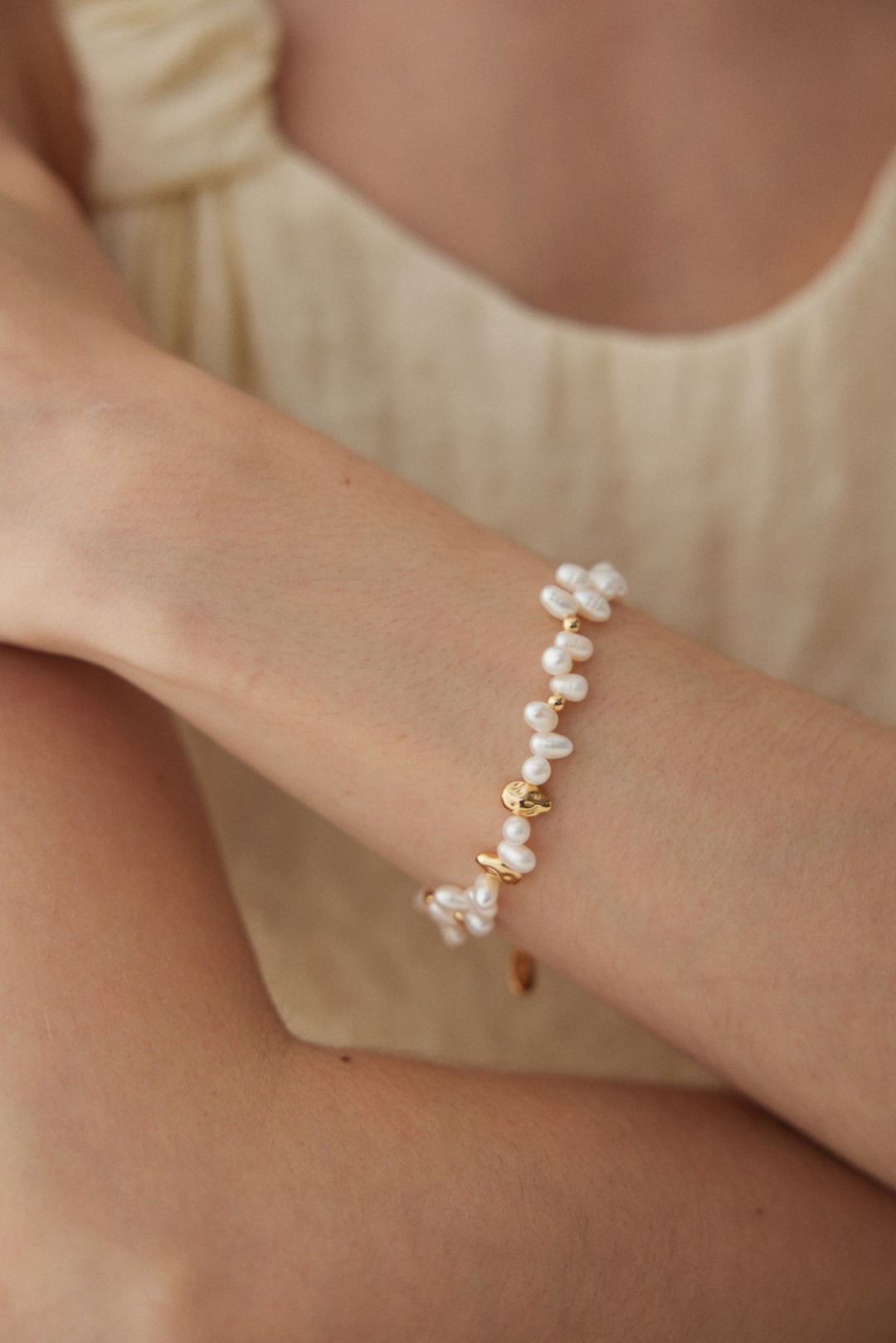 Natural pearl bracelet necklace