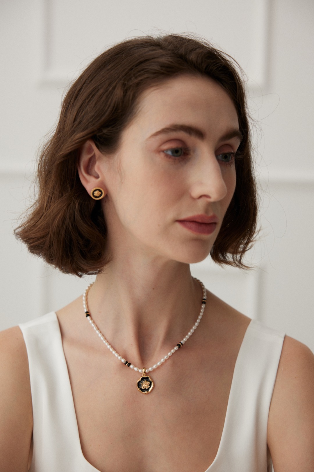 S925 sterling silver Chanel style luxury necklace