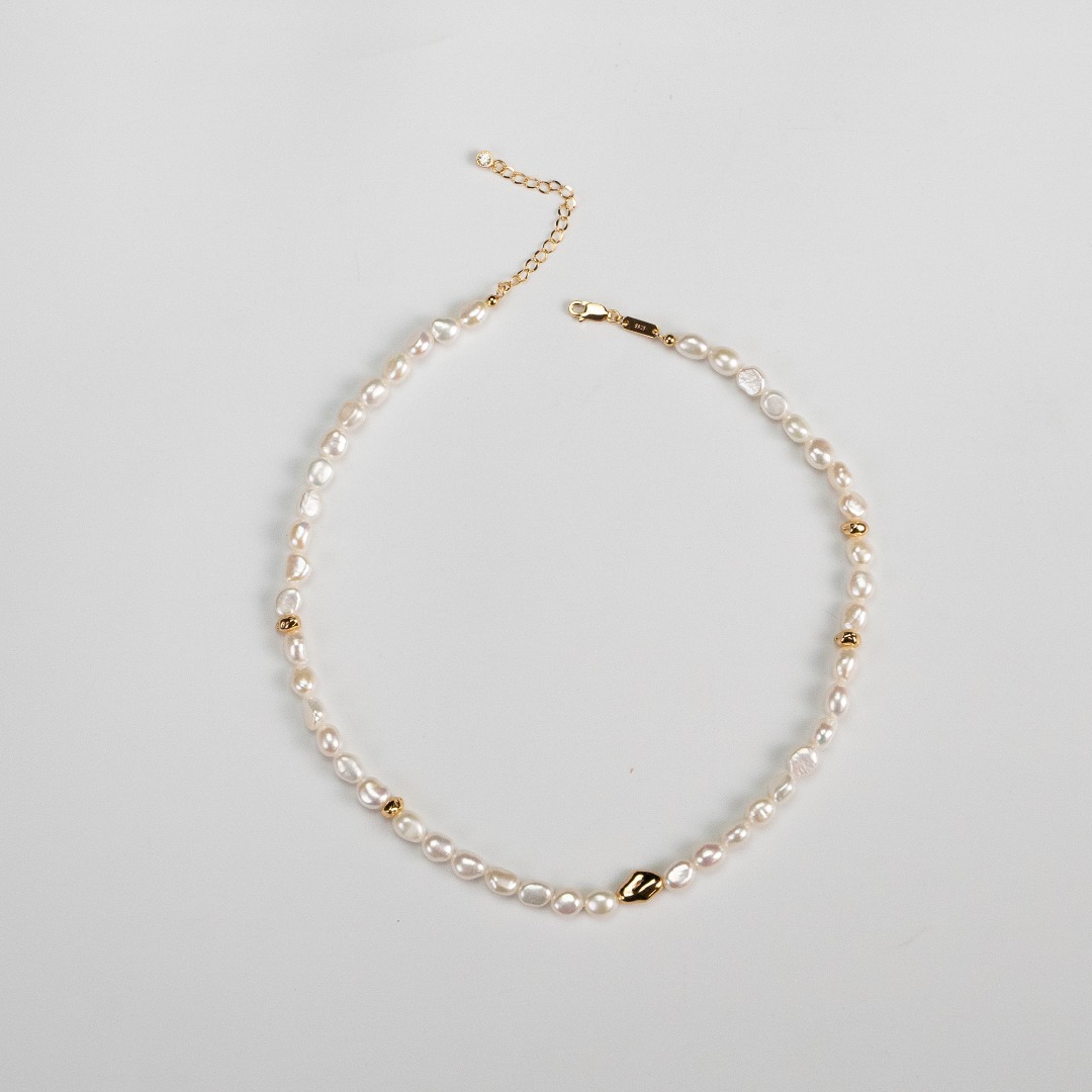 Natural Baroque Pearl Necklace