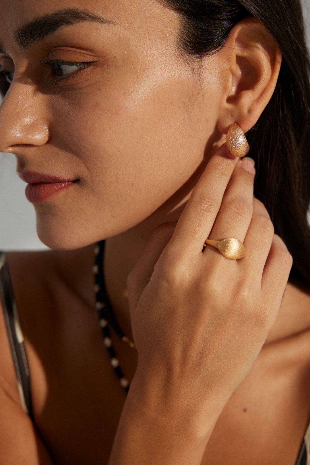 S925 Silver Simple Frosted/Smooth Ring