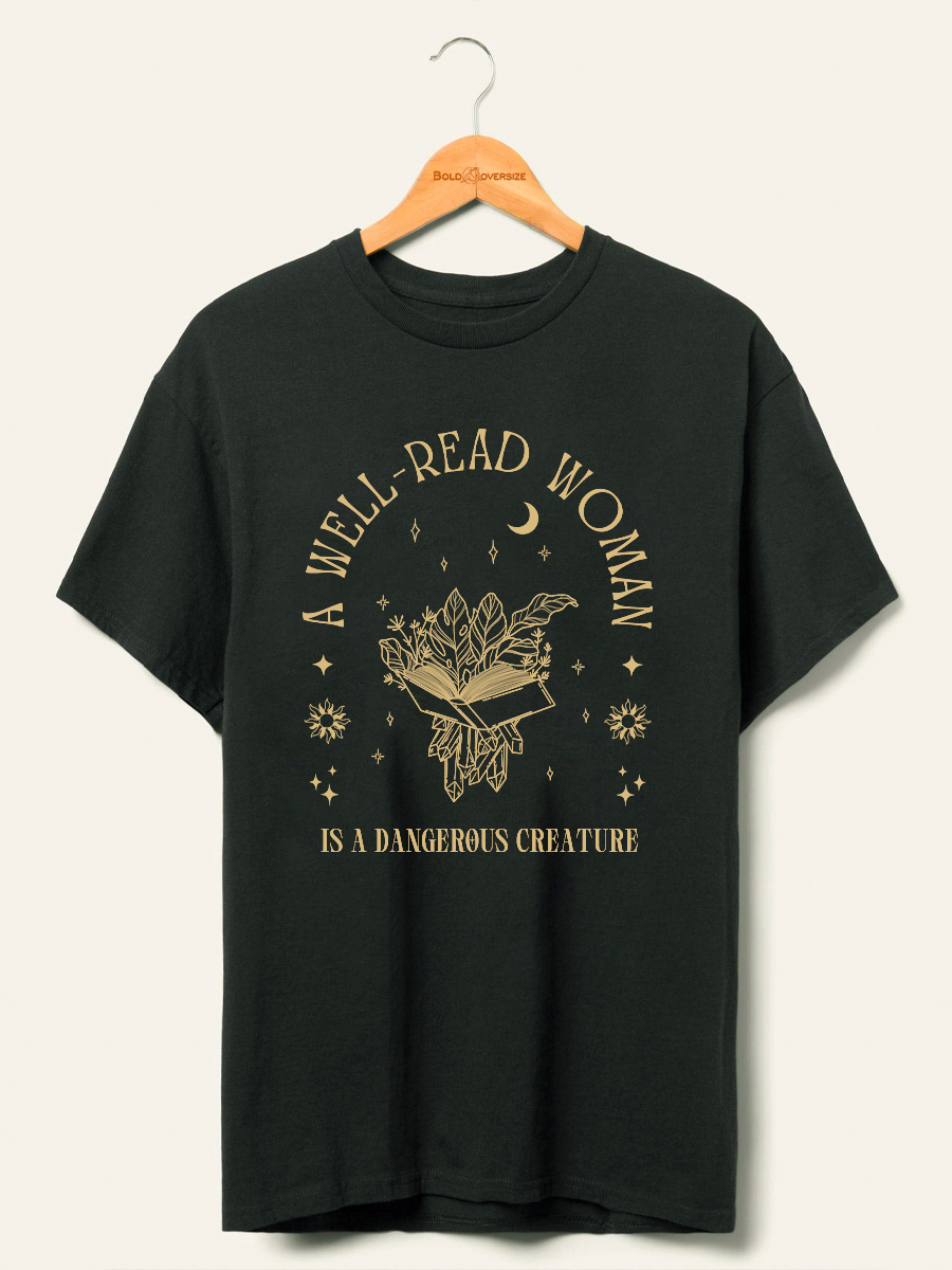 Vintage A Well Read Woman Shirt  