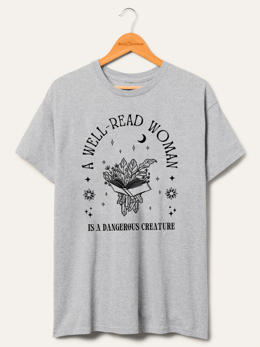Vintage A Well Read Woman Shirt  