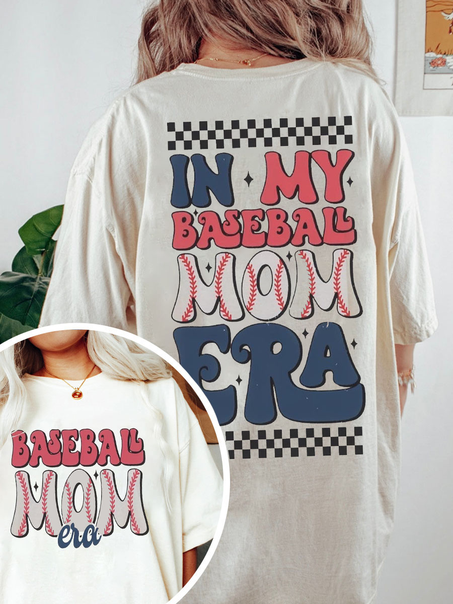 Vintage Baseball Mom Era T-Shirt