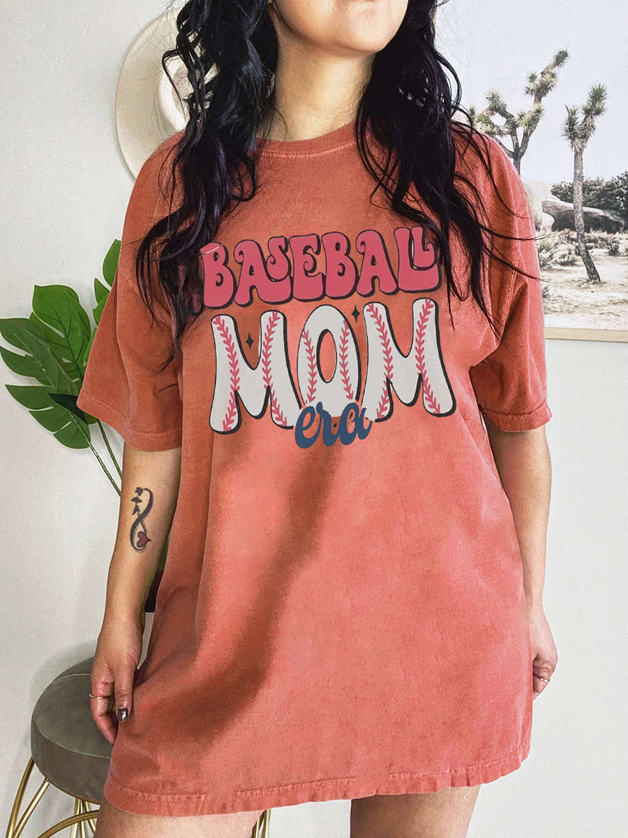 Vintage Baseball Mom Era T-Shirt