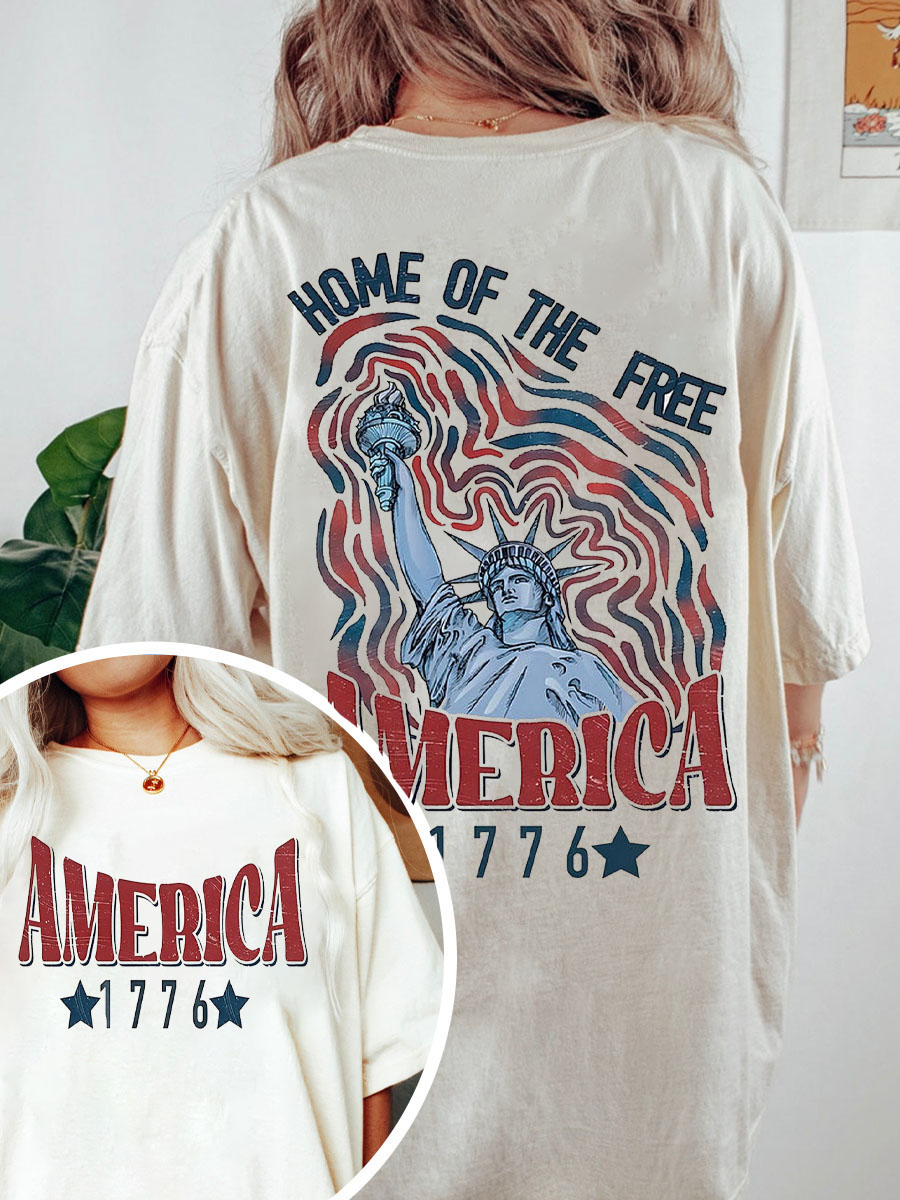 Vintage Home of the Free Tee T-Shirt