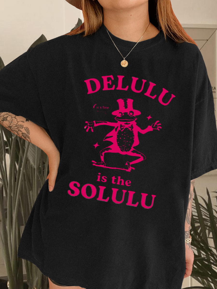 Vintage Delulu Is The Solulu T-Shirt