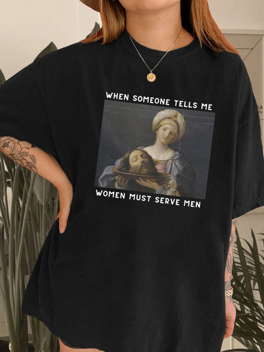Vintage Women Should Serve Men T-Shirt