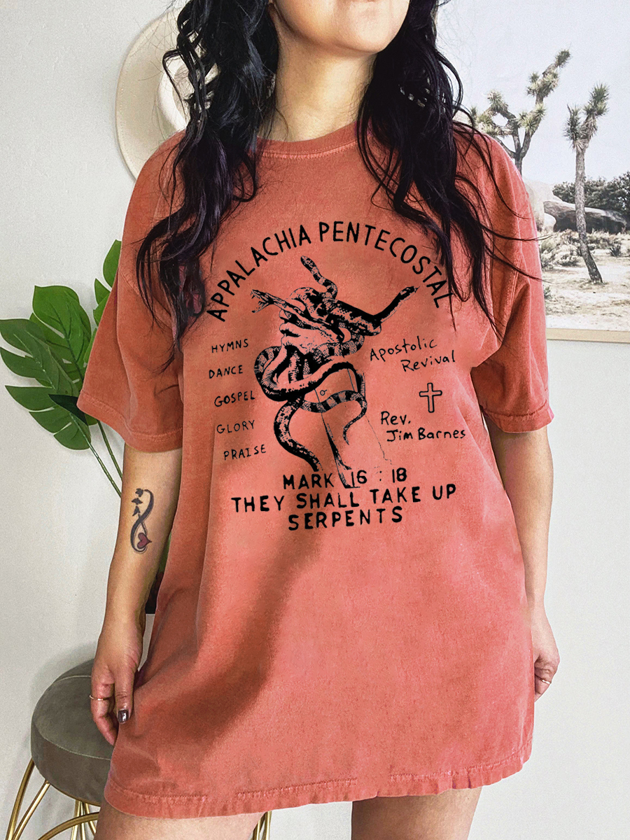 Vintage Snake Handling Church T-Shirt