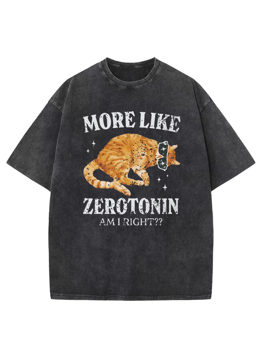 Vintage More Like Zerotonin Washed T-Shirt