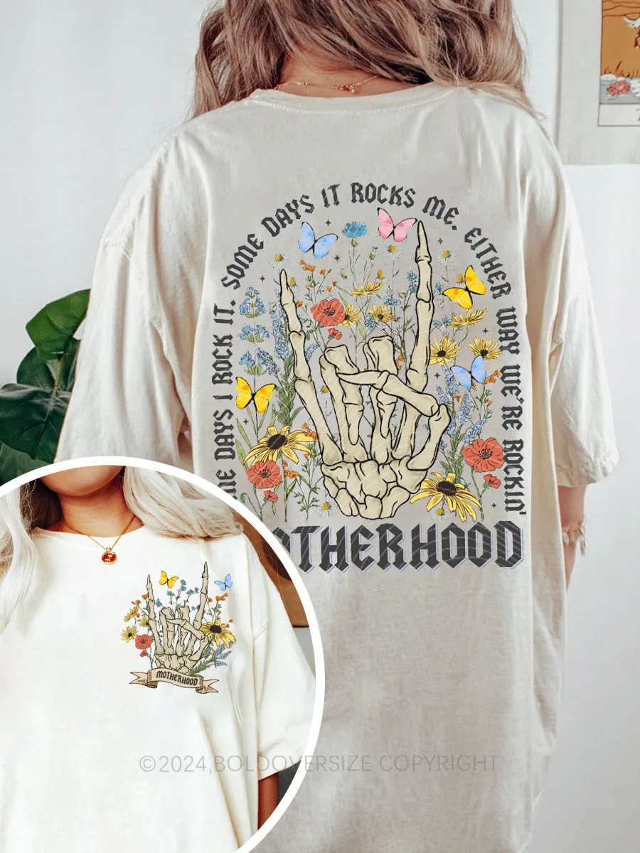 Vintage Wild Flower Skeleton Tee