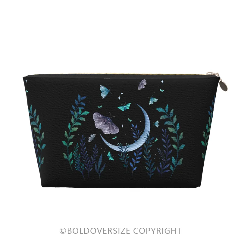 Vintage Butterfly & Moon Makeup Bags