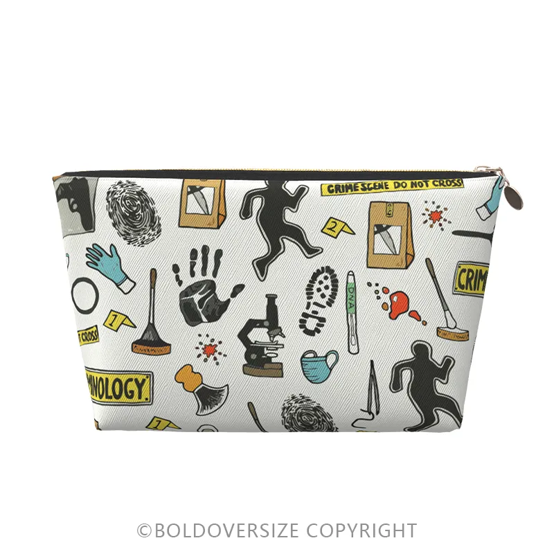 Vintage Criminologist Makeup Bags
