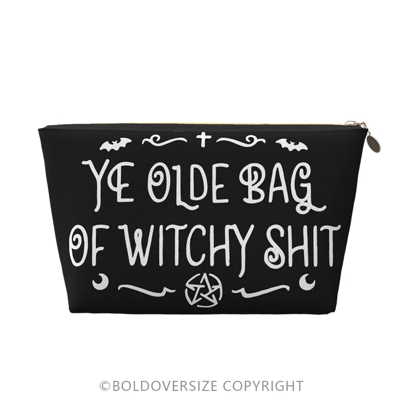 Vintage Witchy Stuff Makeup Bags