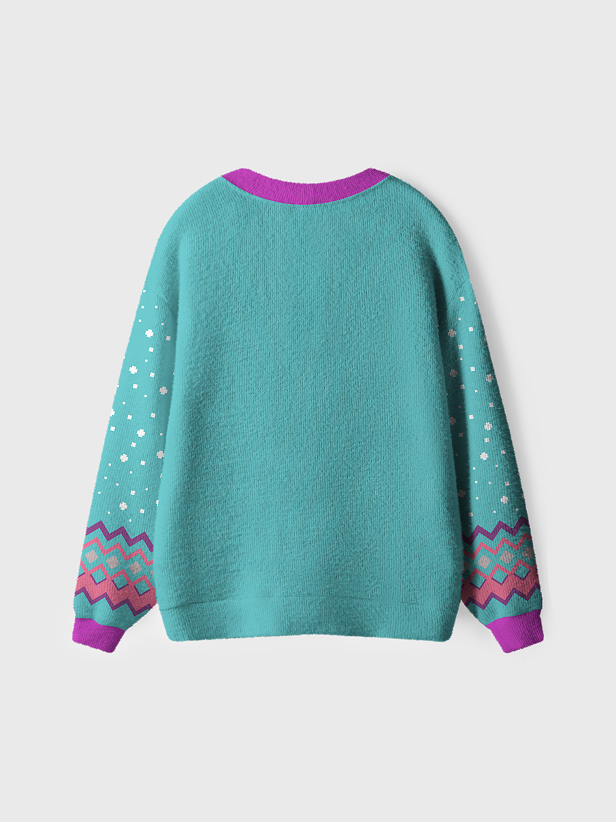 Vintage Best In Snow Ugly Cardigan Sweaters